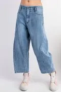 Soho Bucket Jeans in Black or Blue