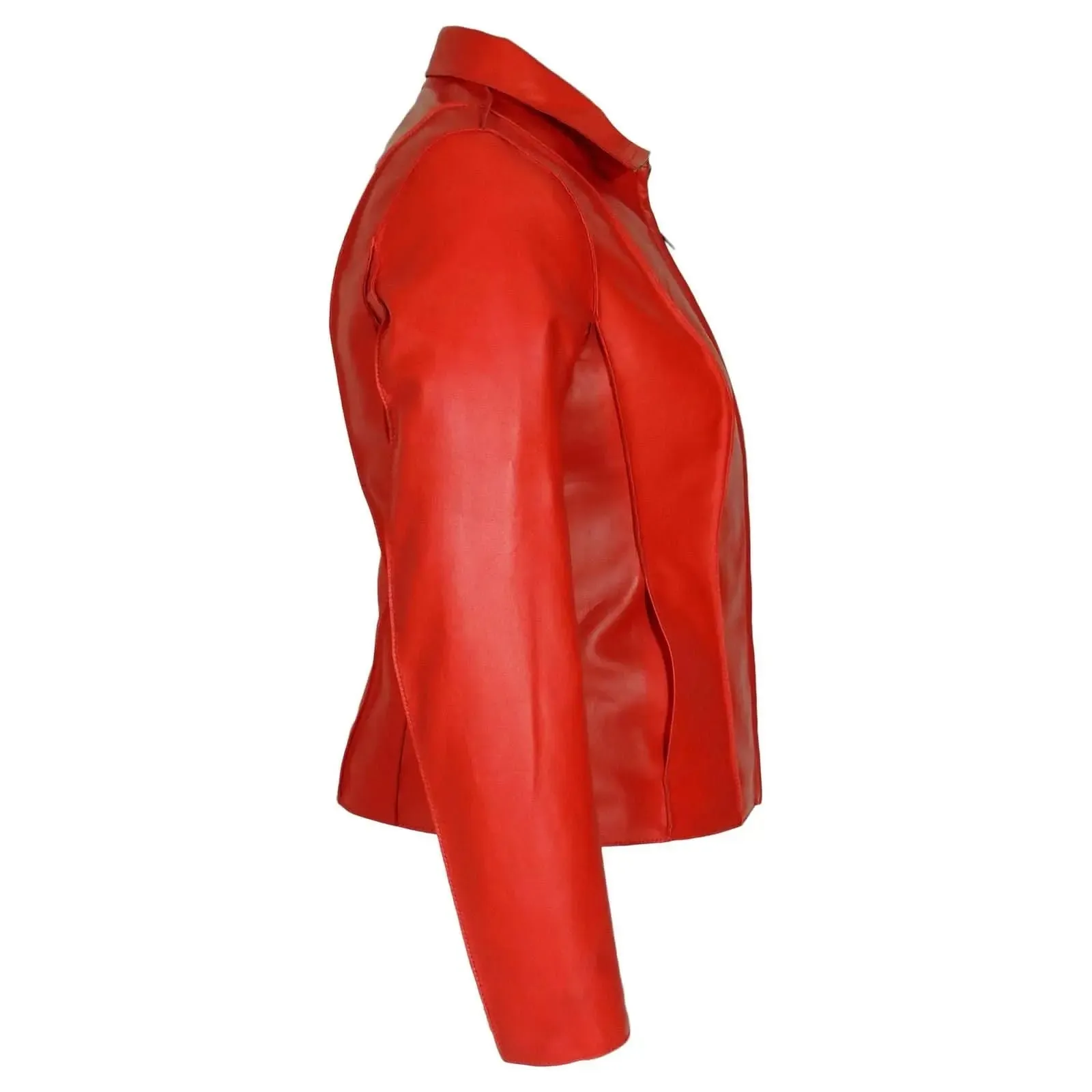 Sophisticated Aaliyah Women's Tan Sheepskin Leather Blazer