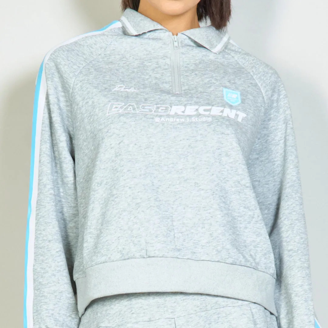 Sporty sweatshirt and pleated skirt set wholesale
