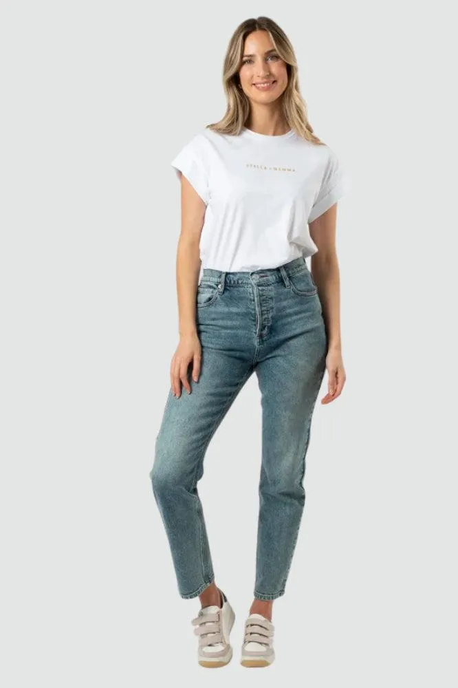 Stella and Gemma Aubrey Jeans Mid Denim Blue