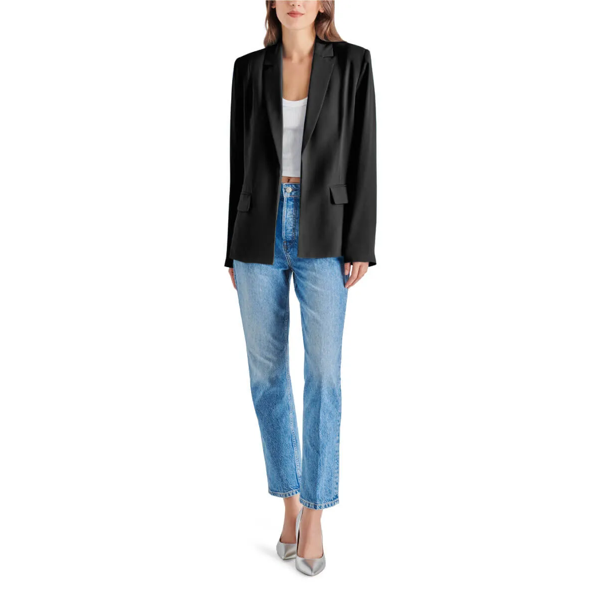 Steve Madden Payton Notch Collar Blazer