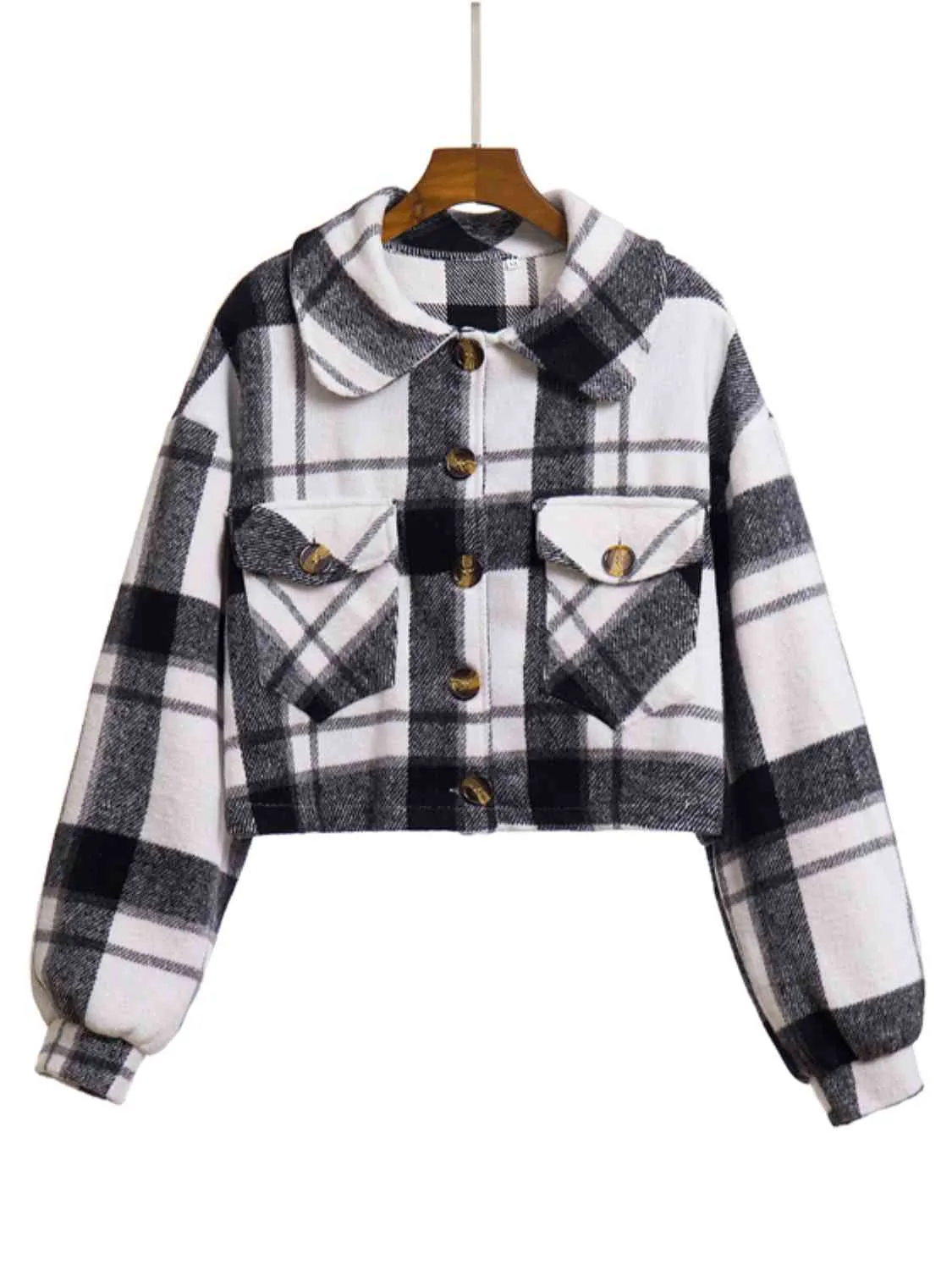 Stylish For Fall Cropped Shacket