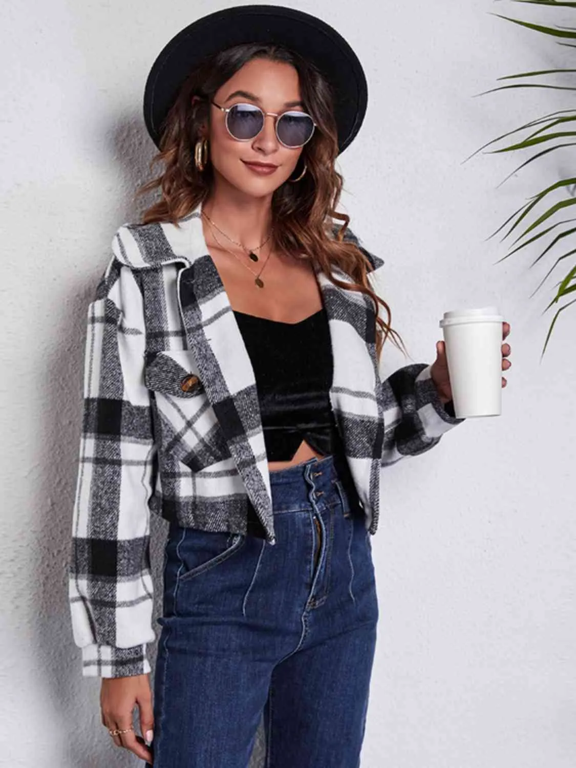 Stylish For Fall Cropped Shacket