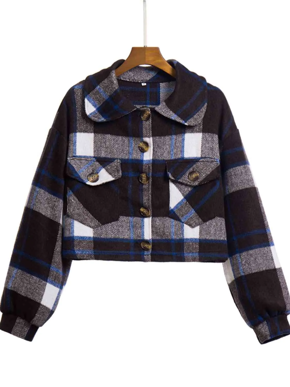 Stylish For Fall Cropped Shacket