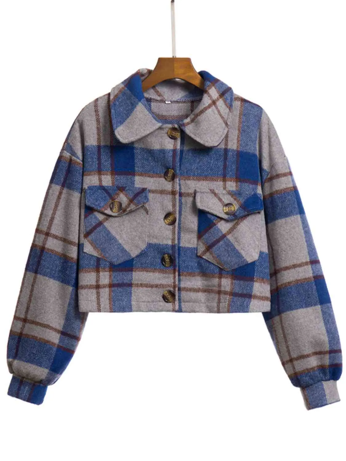 Stylish For Fall Cropped Shacket
