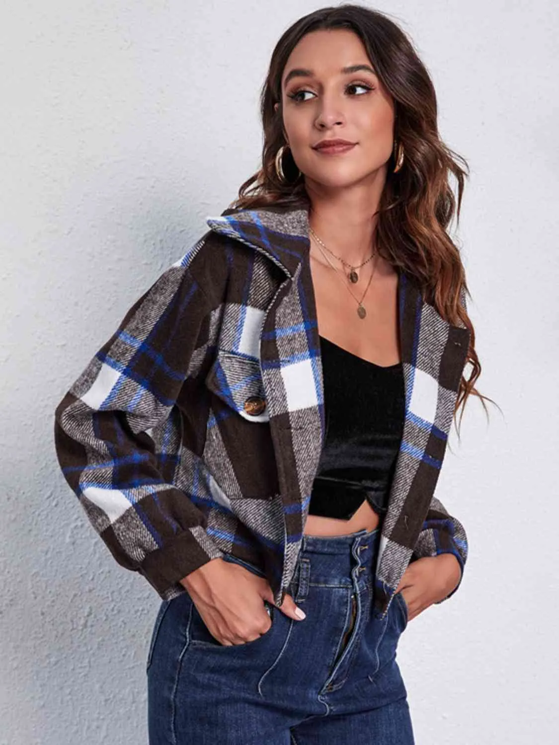 Stylish For Fall Cropped Shacket