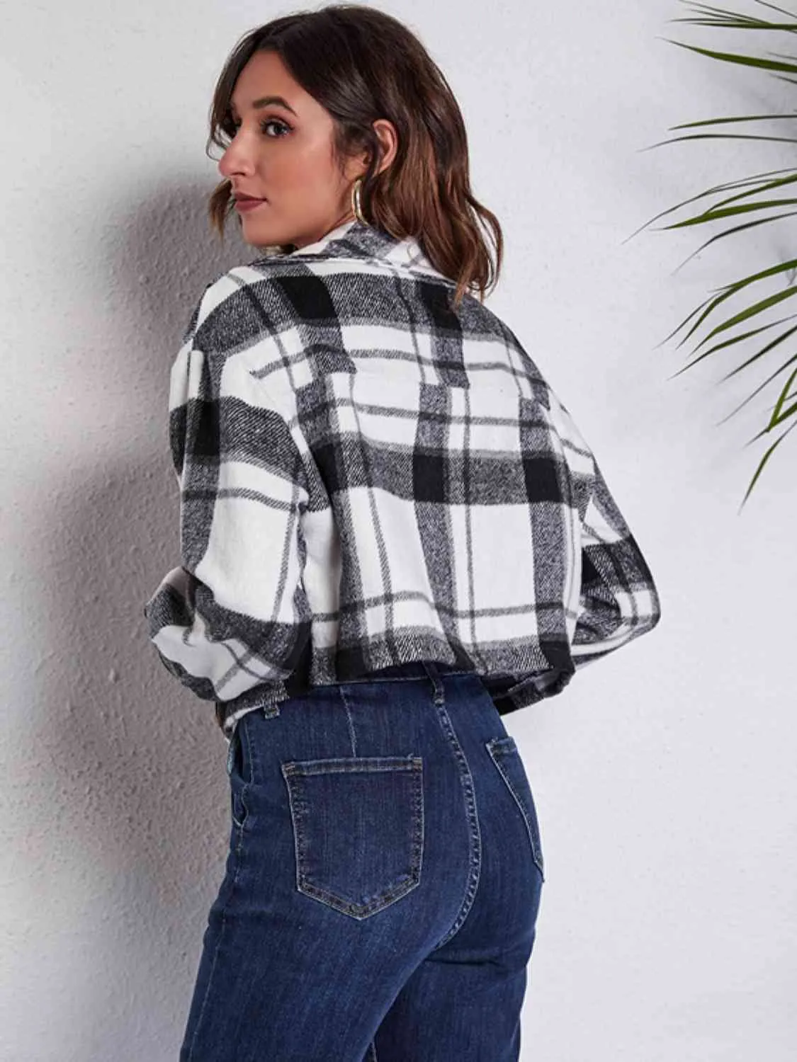 Stylish For Fall Cropped Shacket