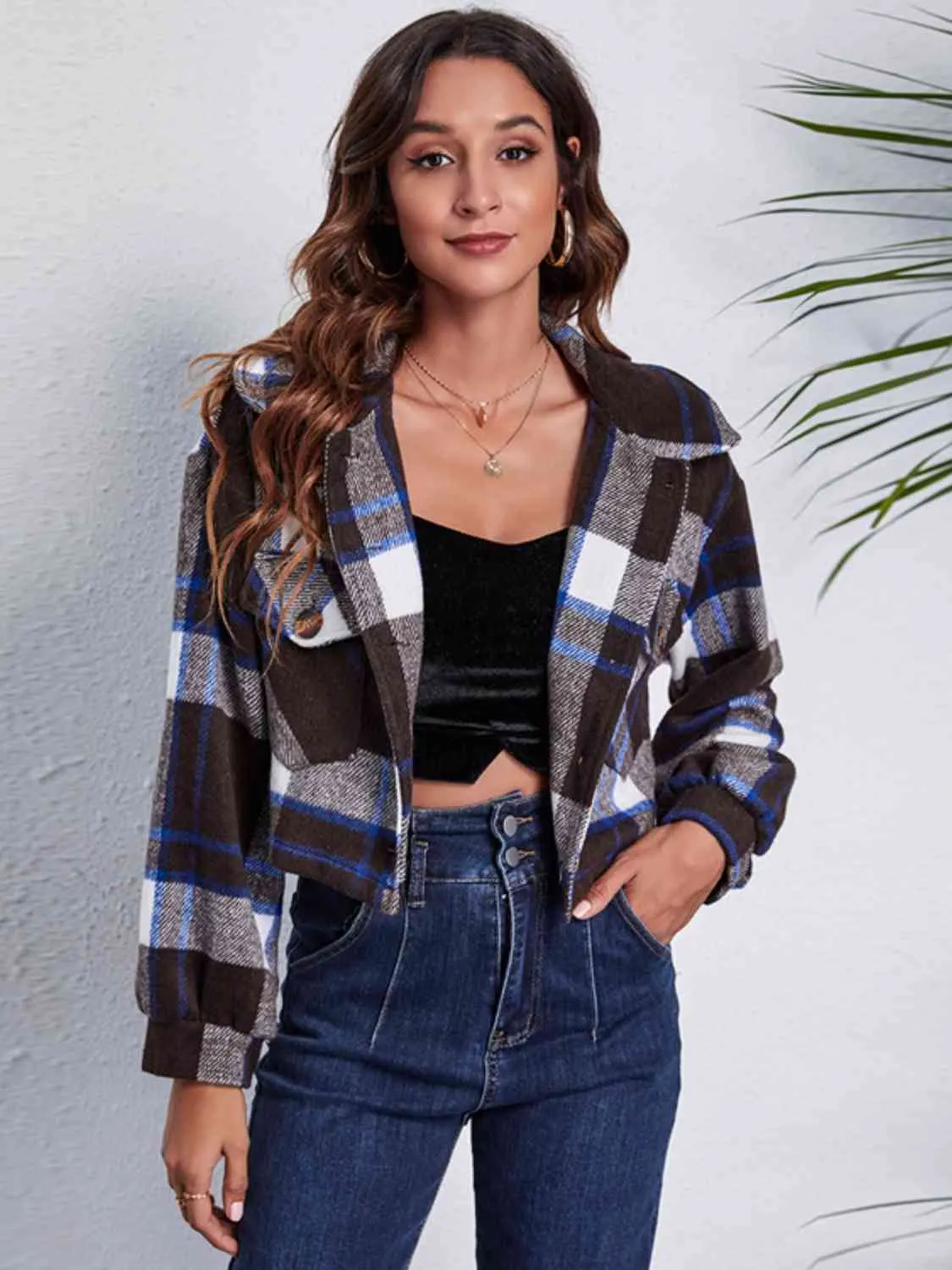Stylish For Fall Cropped Shacket