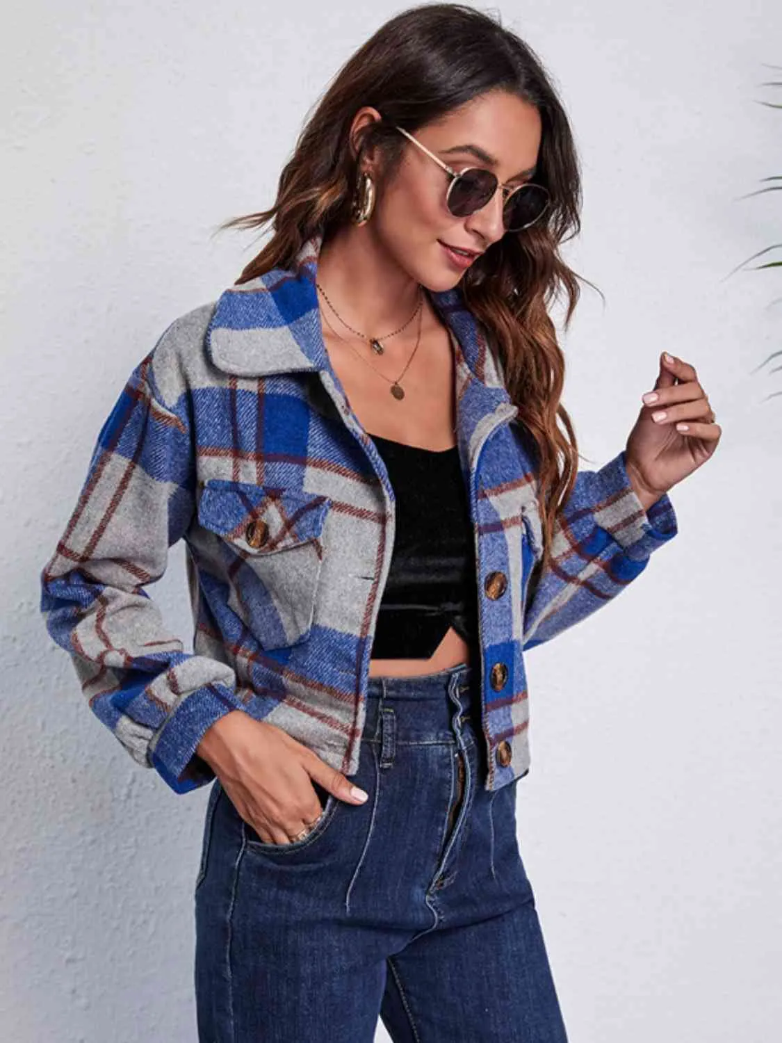 Stylish For Fall Cropped Shacket