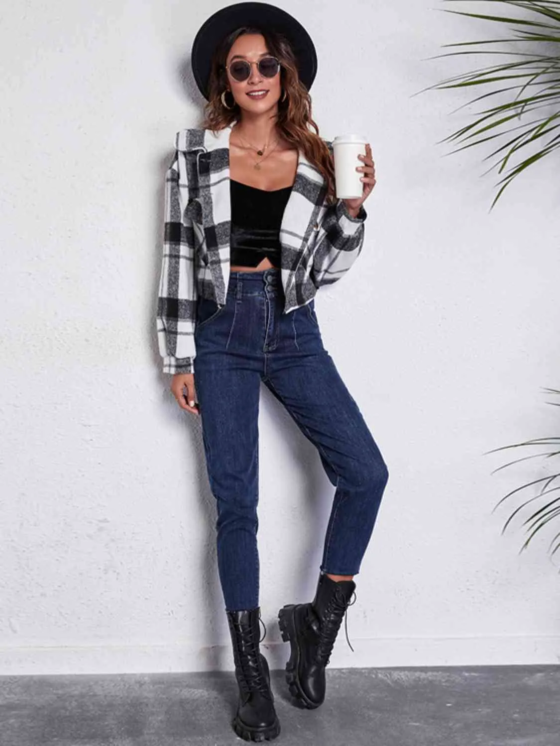 Stylish For Fall Cropped Shacket