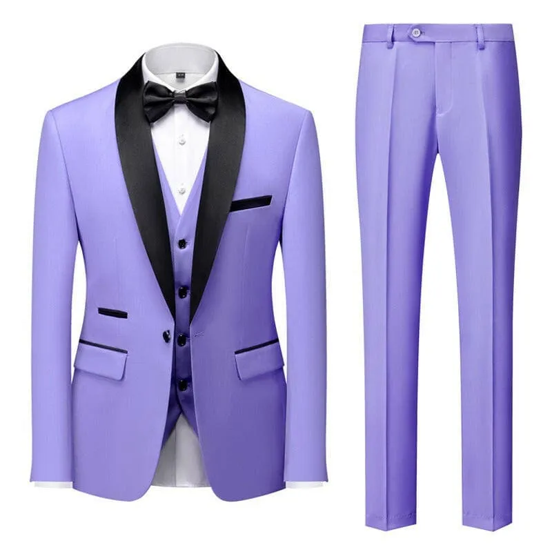 Stylish Shawl Lapel Grooms Men Wedding Suits for Comfort and Durability