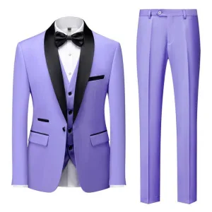 Stylish Shawl Lapel Grooms Men Wedding Suits for Comfort and Durability