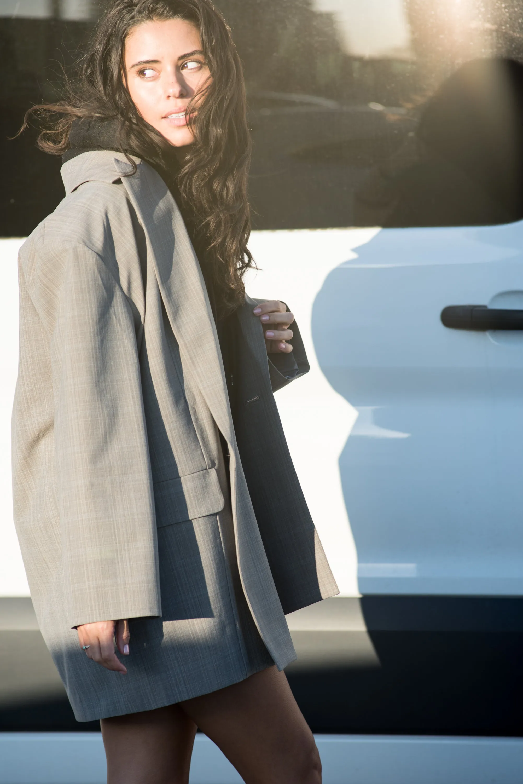 Sustainable Oversized Double-breasted Blazer