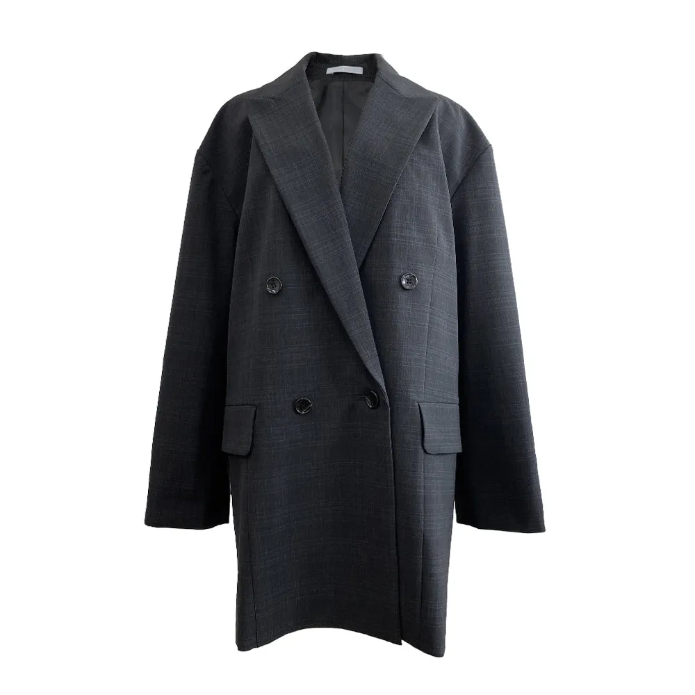 Sustainable Oversized Double-breasted Blazer