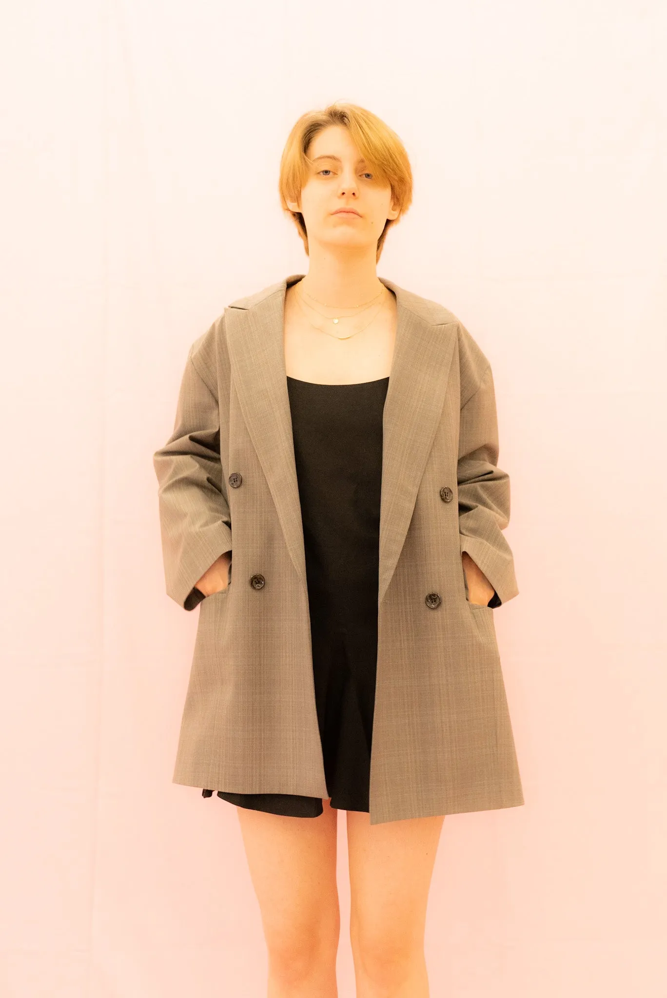 Sustainable Oversized Double-breasted Blazer