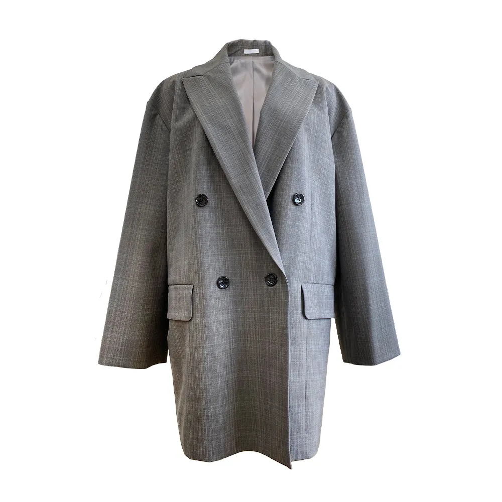 Sustainable Oversized Double-breasted Blazer
