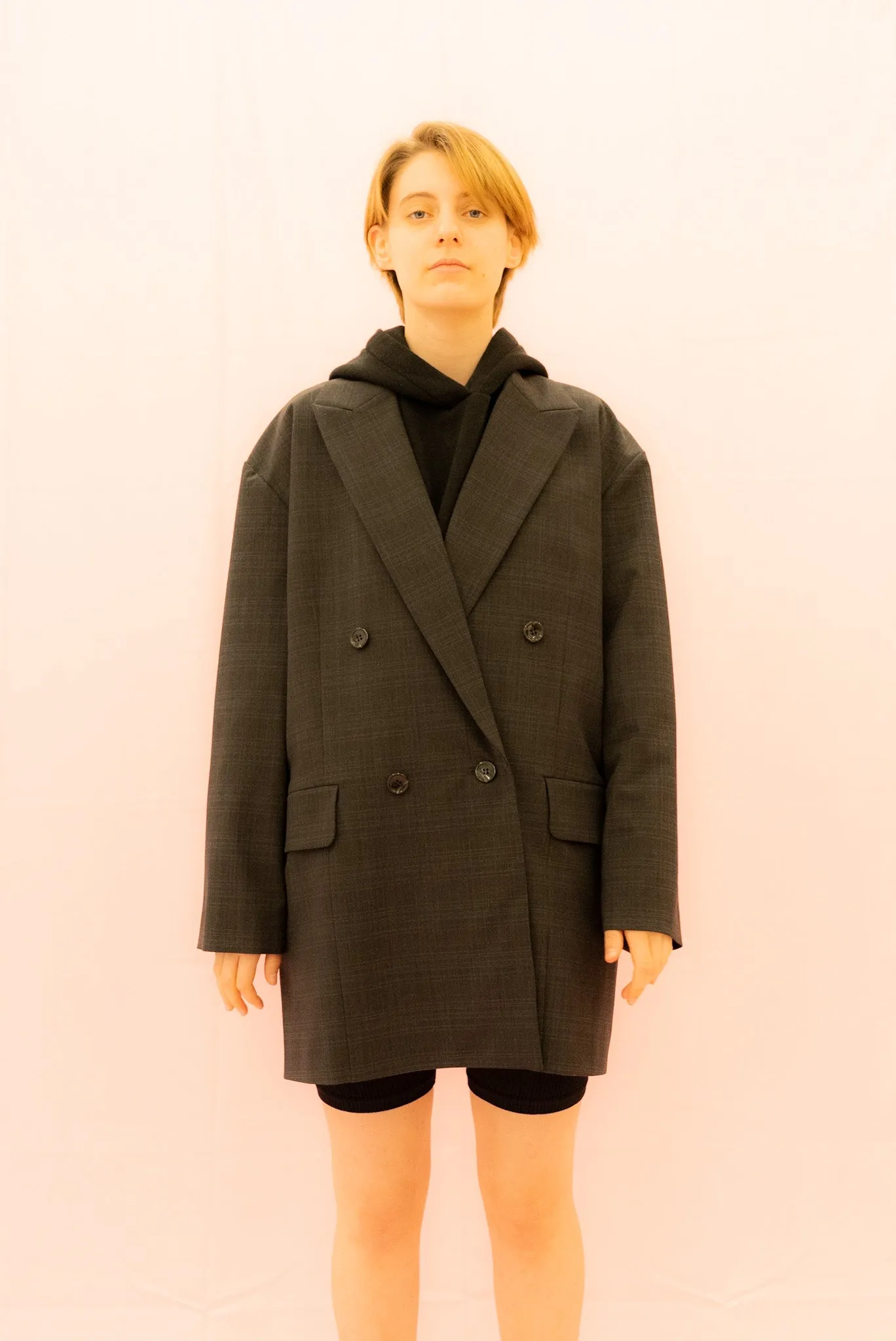 Sustainable Oversized Double-breasted Blazer
