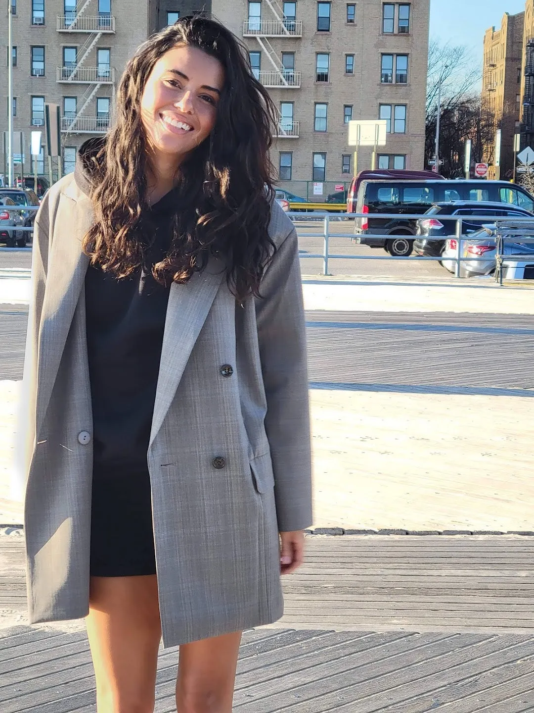 Sustainable Oversized Double-breasted Blazer