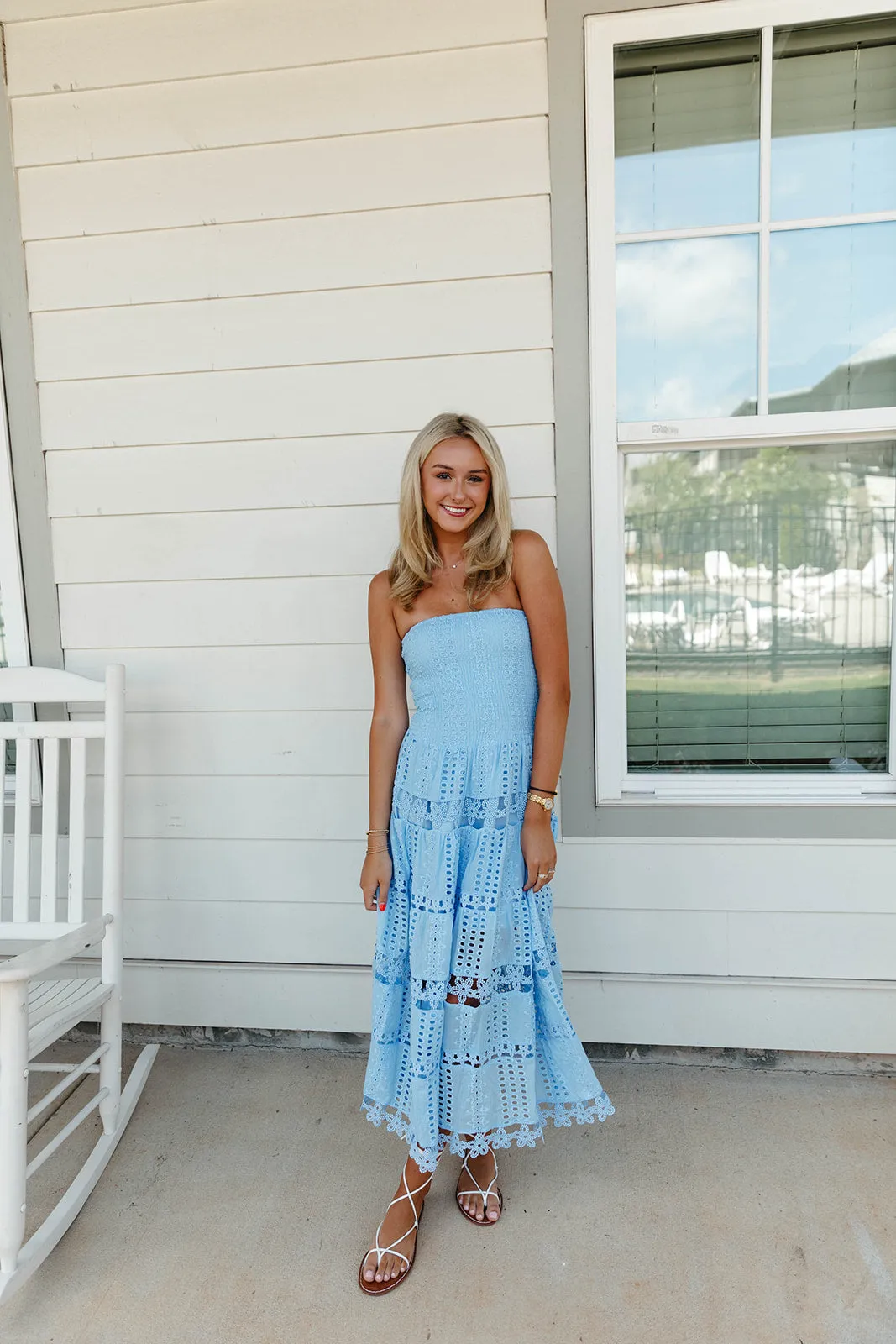 Teagan Midi Dress - Chambray