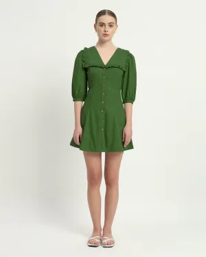 The Isabela Emerald Cotton Dress