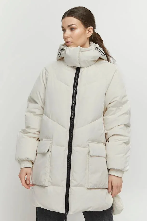 The Kae Puffer Coat - Birch