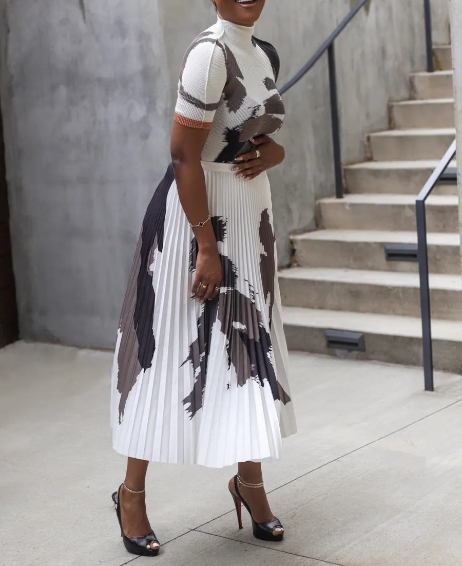 Tiffany Pleated Skirt Set