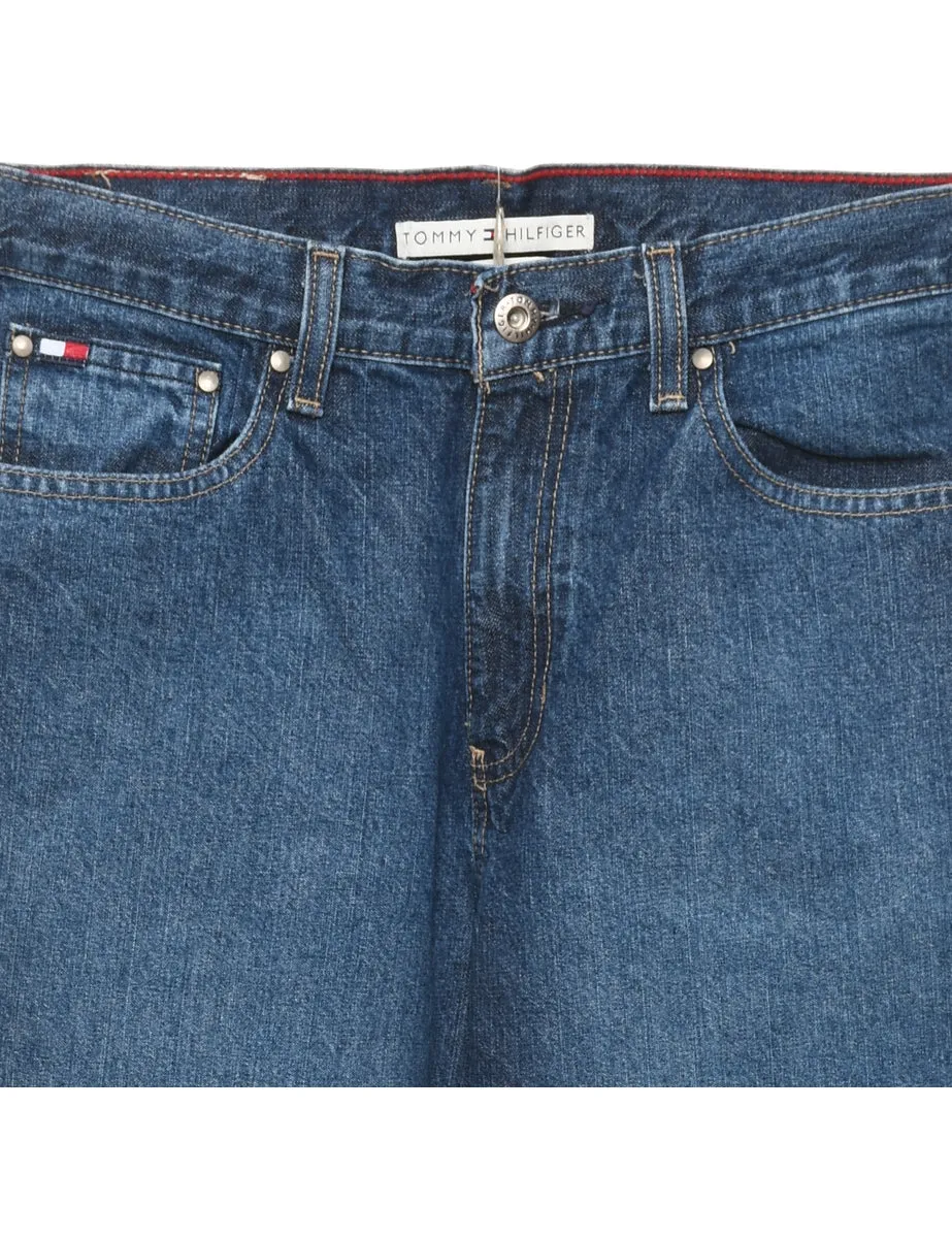 Tommy Hilfiger High Wasit Dark Wash Tapered Jeans - W29 L29