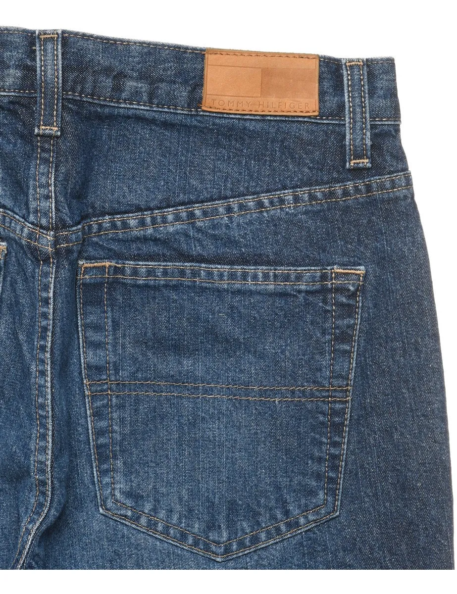 Tommy Hilfiger High Wasit Dark Wash Tapered Jeans - W29 L29