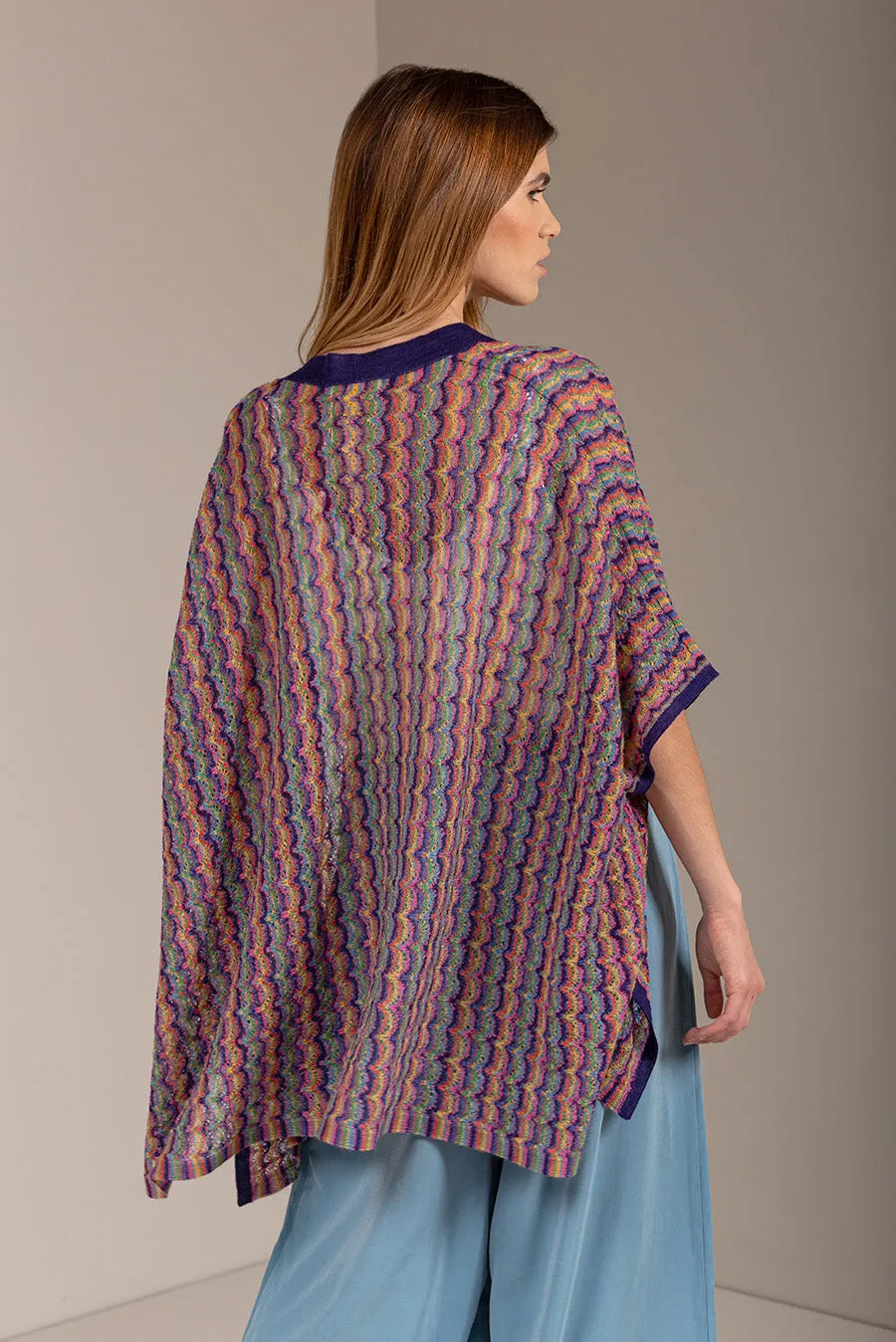 Uleg Poncho Baby Alpaca Color Spazio