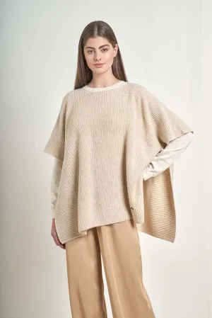 Umpala Poncho Baby Alpaca Color Mastic