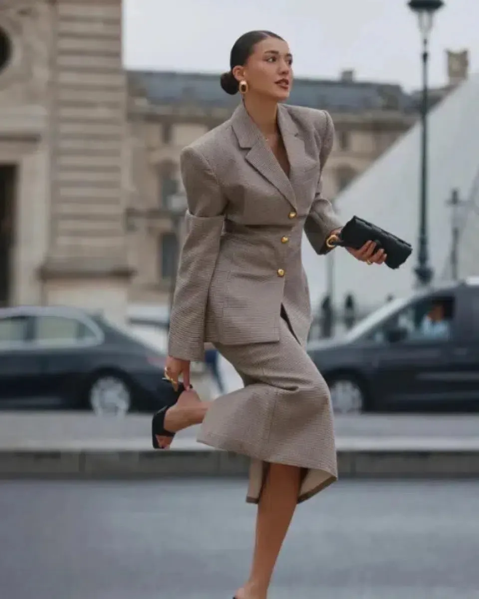 Valianne – Tailored fit – Checked blazer