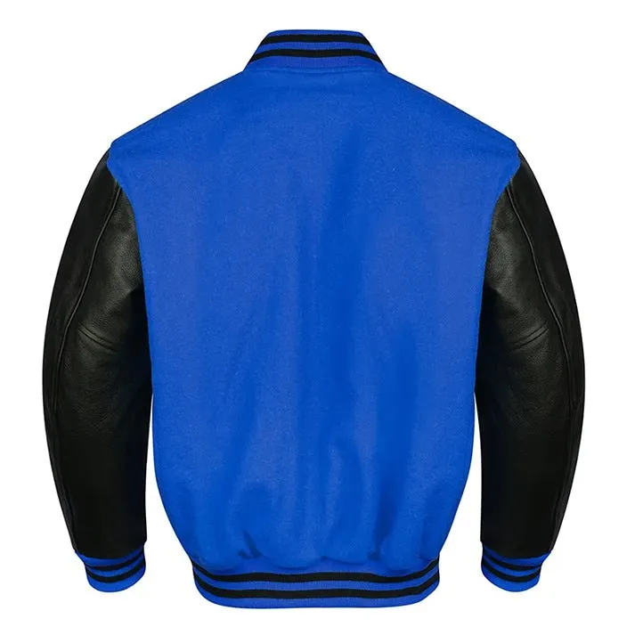 Varsity Jacket - Royal Black