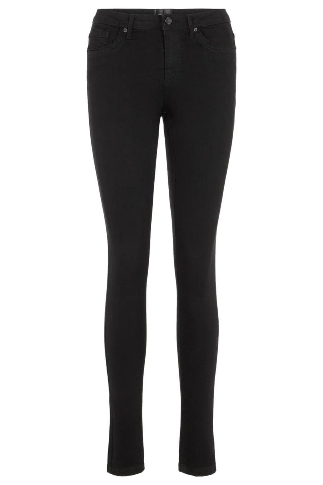 Vero Moda - Vmtanya Mr S Piping Jeans Vi120 - 3200435 Black