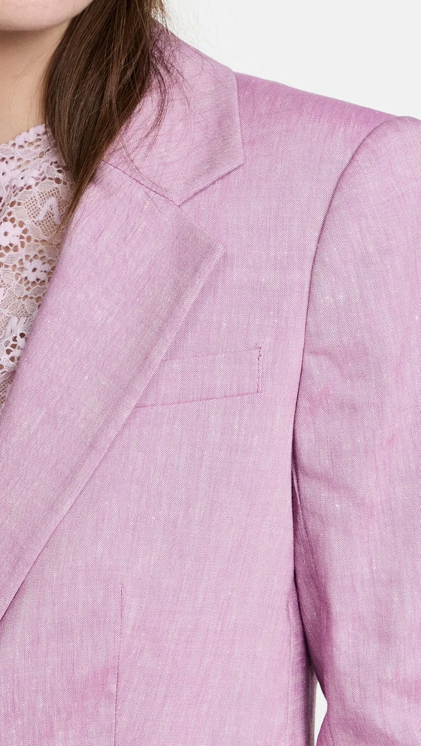 Veronica Beard Aaliyah Linen-Blend Blazer