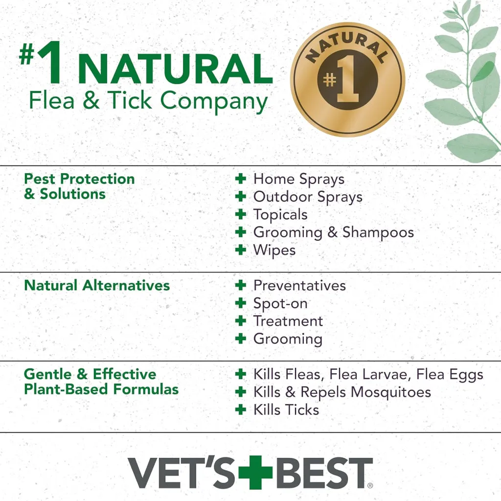 Vet's Best Flea   Tick Repellent Collar for Cats Plant Based Formula