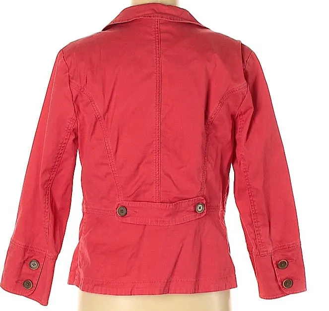 Warm Autumn Geranium Twill Jacket