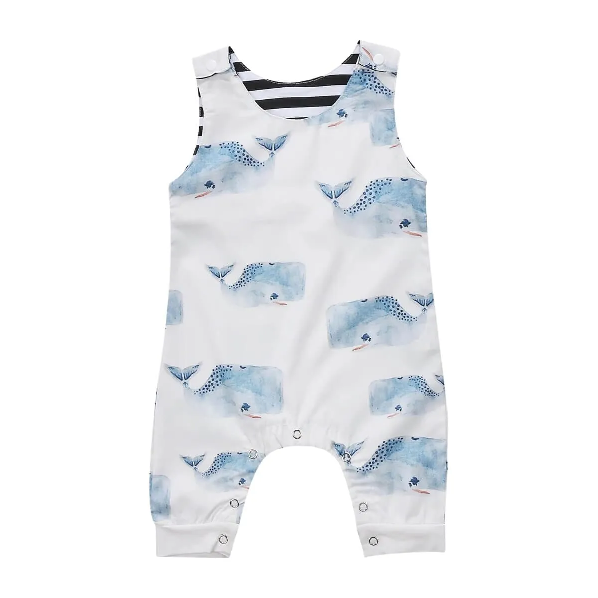 Whale Baby Jumpsuit