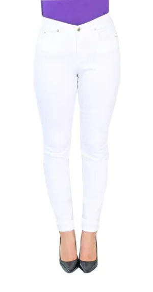White 5 Pocket Full Length Jeans