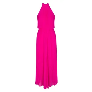 Wild Orchid Pleat Jumpsuit - Magenta