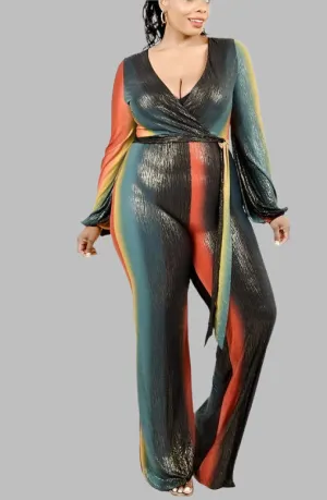WOMEN "Sophisticated Silk Elegant Party Jumpsuit"