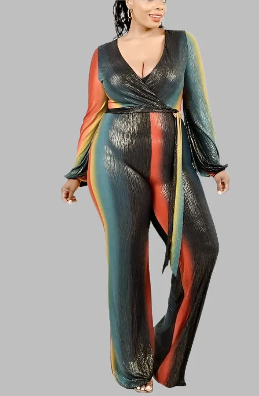 WOMEN "Sophisticated Silk Elegant Party Jumpsuit"