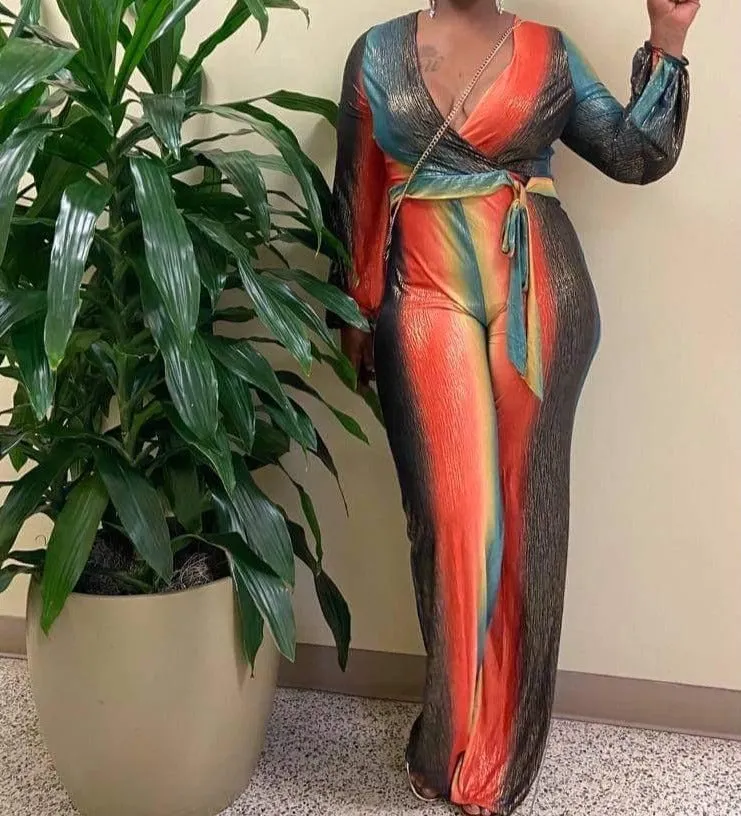 WOMEN "Sophisticated Silk Elegant Party Jumpsuit"