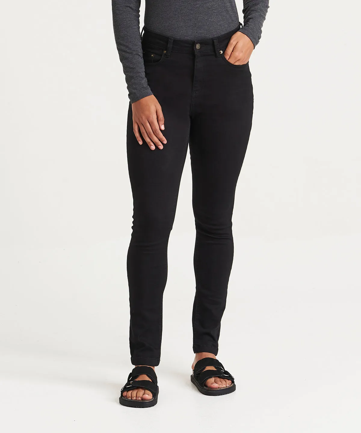 Womens Lara skinny jeans | Black
