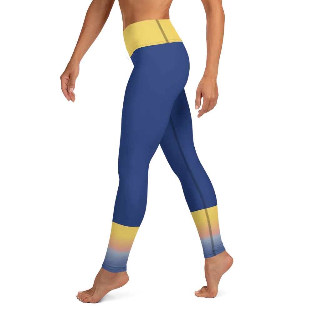 Women's Yoga Tights - Evening Sun