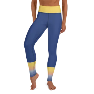 Women's Yoga Tights - Evening Sun