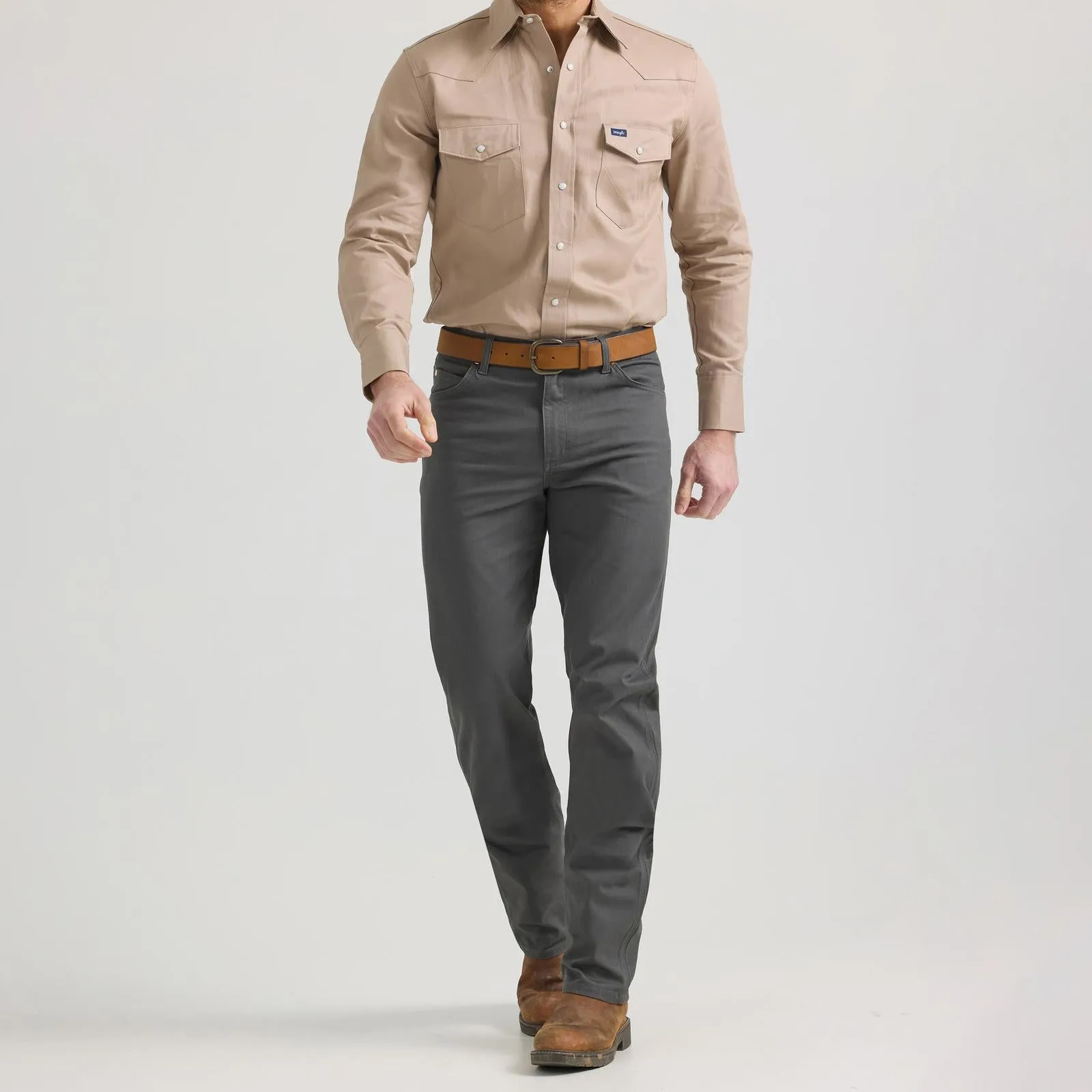 Wrangler Cowboy Cut Tough Comfort Grey Pant