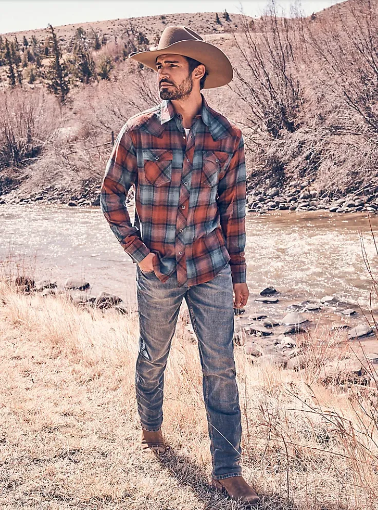 WRANGLER MENS RETRO SLIM FIT STRAIGHT LEG JEAN IN BOZEMAN WLT88BZ