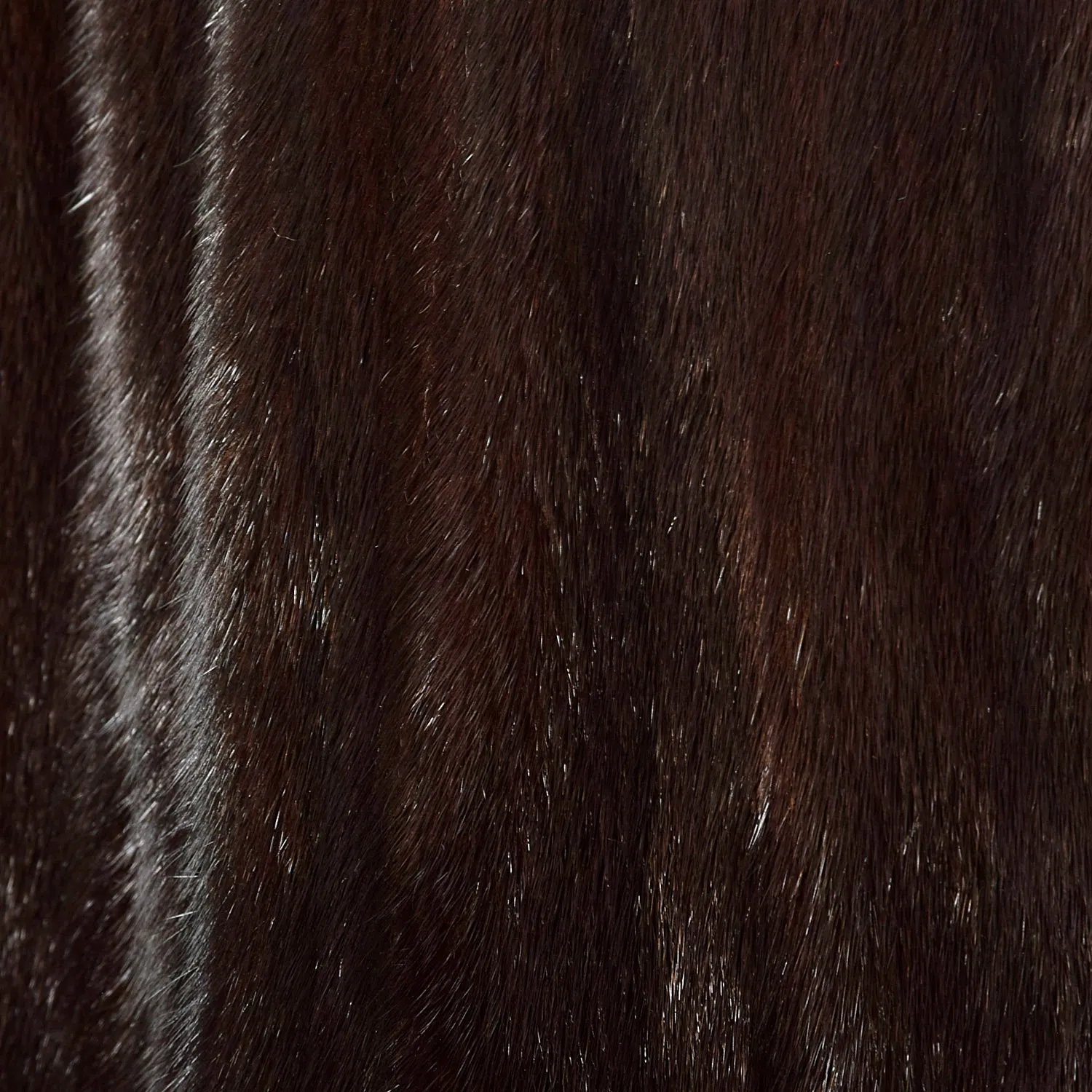 XL Brown Full Length Mink Fur Coat