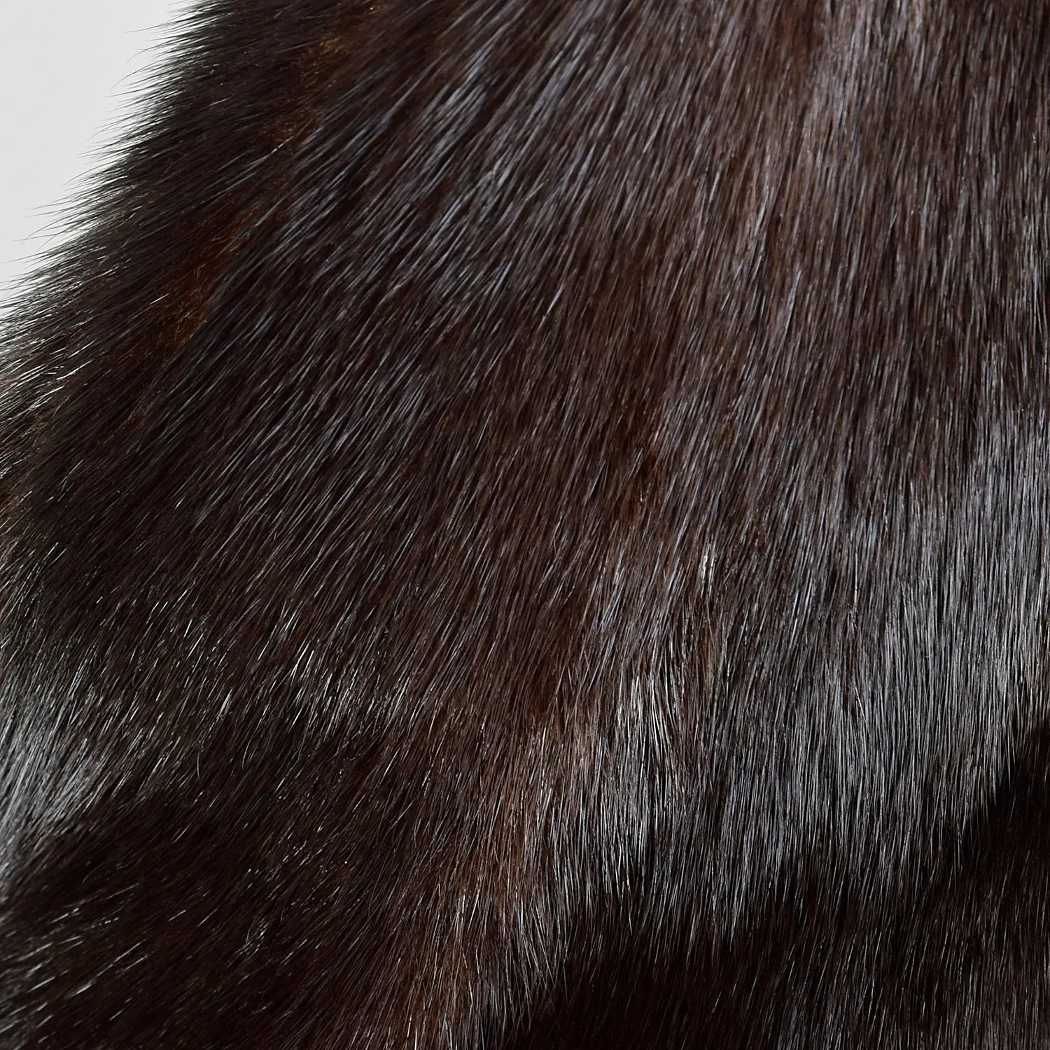 XL Brown Full Length Mink Fur Coat